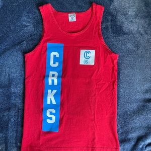 Crooks & Castles Red Tank Top
